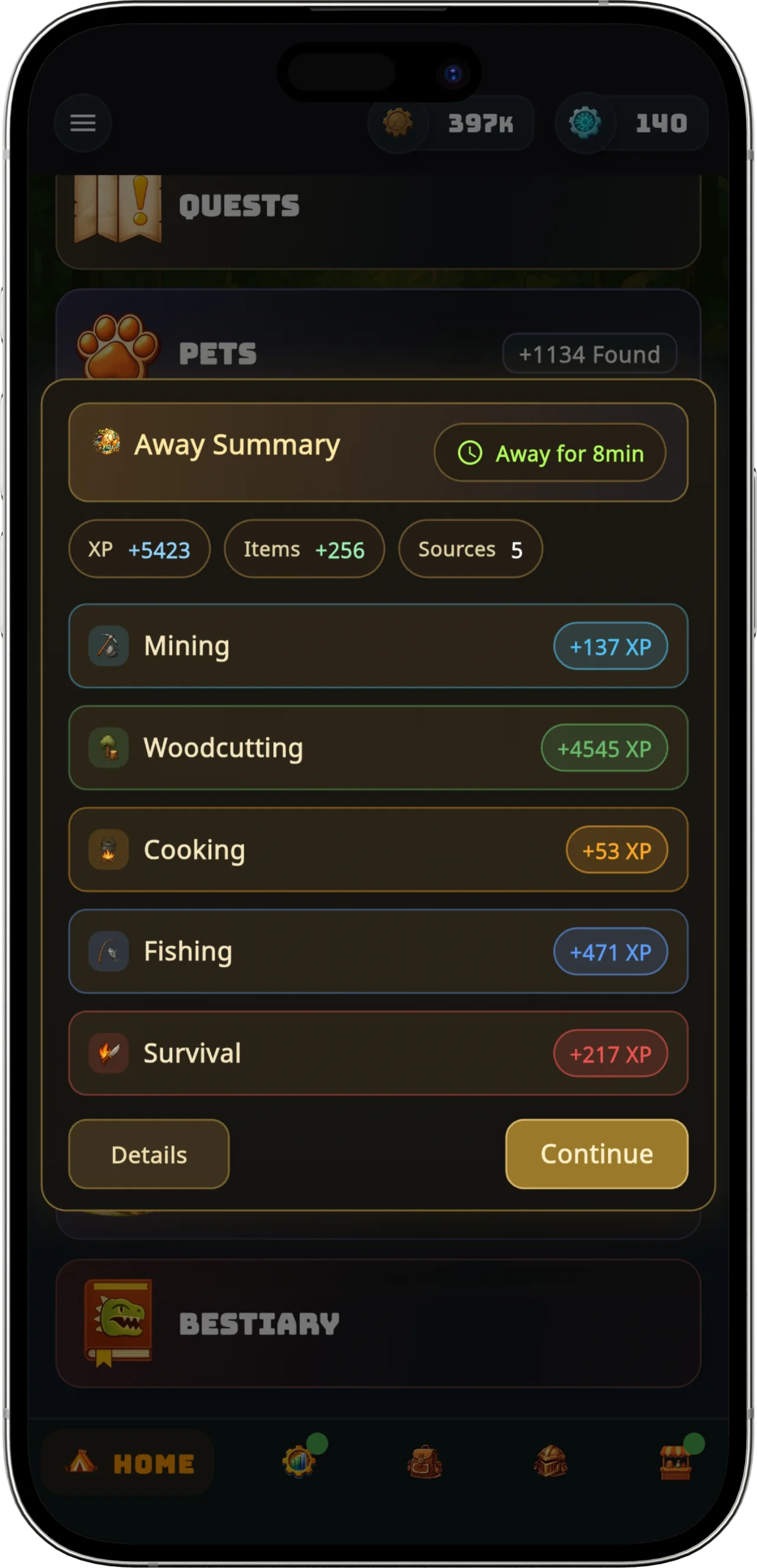 Wasteland Revenant shown inside an iPhone mockup